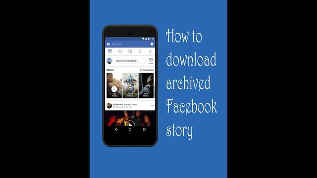 DekoTV   How to downalod Facebook archived story