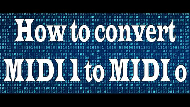 DekoTV - How to convert Midi1 to Midi0
