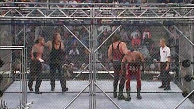 Kane & The Undertaker vs Kanyon & Dallas Page (WWF Steel Cage Match)