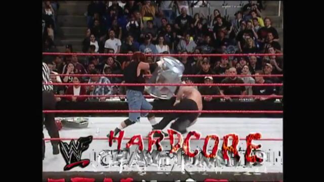 Raven vs Steve Blackman (WWF Hardcore Championship)