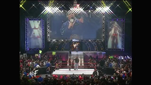 Triple H,Stephanie McMahon segment Kurt Angle,Trish Stratus (Raw 15.01.2001)