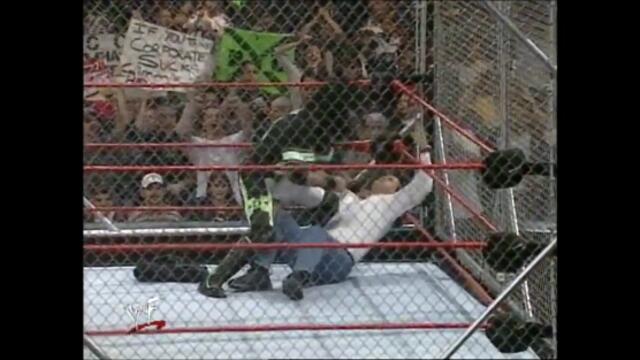 WWF 1999 Shane Mcmahon and Chyna destroy X-Pac (WWF Steel Cage Match)