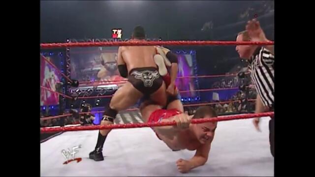 The Rock vs Kurt Angle (WWF Championship)