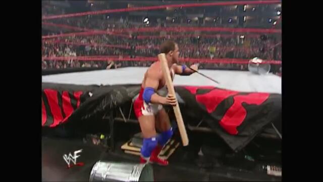 Kane vs Kurt Angle (WWF Hardcore Championship)