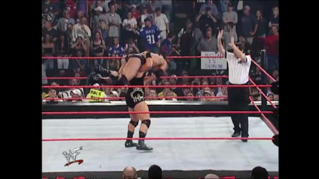 The Rock vs Rhyno (WCW World Champion)