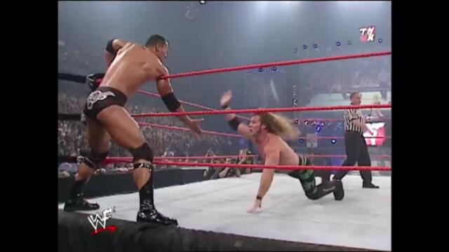 Chris Jericho & The Rock vs The Dudley Boyz (WWF World Tag Team Championship)