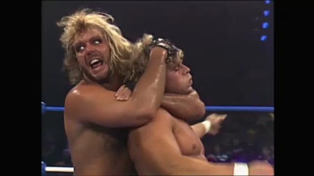 Brian Pillman and Tom Zenk vs The Freebirds (NWA United States Tag Team Championship)