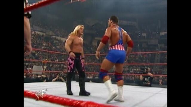 Kurt Angle vs Chris Jericho (WWF Intercontinental Championship)