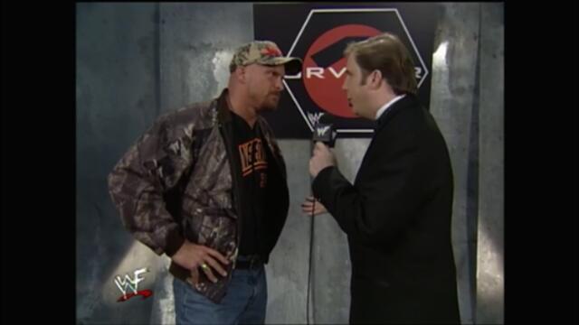 Stone Cold gets hit by a car Survivor Series 1999