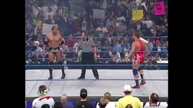 WWF Kurt Angle vs The Rock Main Event (SD 24.01.2002)
