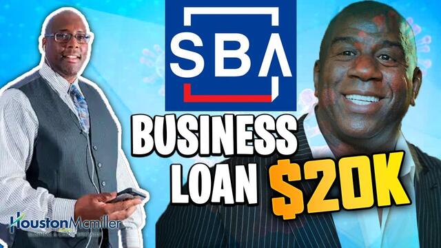 Fast Business Loans 2020 | How To Get $20k Majic Johnson SBA Business Loan?