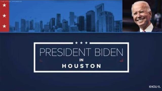 Watch Live: President Biden and First Lady arrive for visit to Houston
