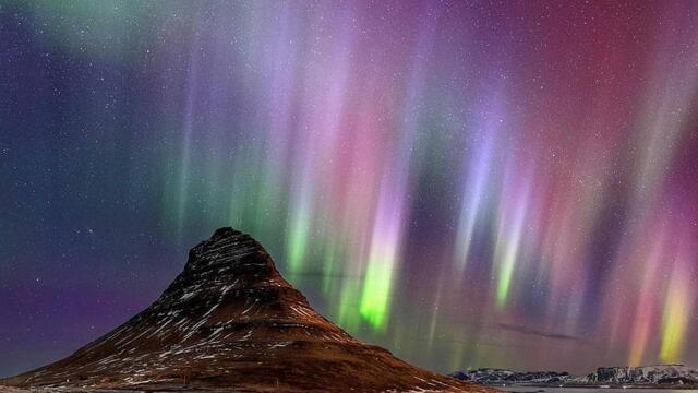 Синьо Вълшебство - Magical Aurora Borealis in Lapland Finland ♛ Северно сияние 🌷🐞 ڿڰۣڿღ