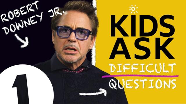 "I would say Hawkeye!": Kids Ask Robert Downey Jr. Difficult Questions
