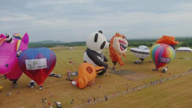 Фестивалът на балоните 2022 г. с горещ въздух започна в Редингтън