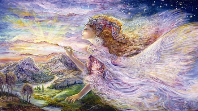 🎨 Светлина и мир ... (Josephine Wall - Fantasy Artist) ... (Music by Sergey Grischuk) 🎨