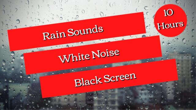 Hours Of Heavy Rain Sounds Black Screen Videoclip Bg