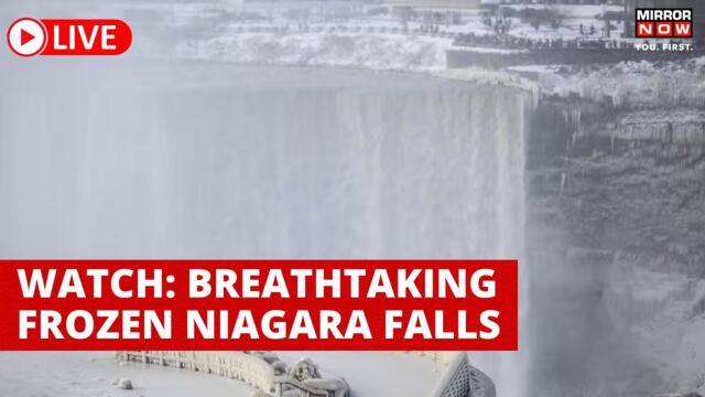 US Bomb Cyclone LIVE | Snow Storm Partly Freezes Niagara Falls, turns into ‘Icy wonderland’