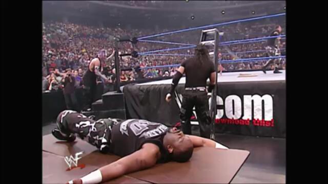 The Dudley Boyz  vs The Hardy Boyz in a Table Match