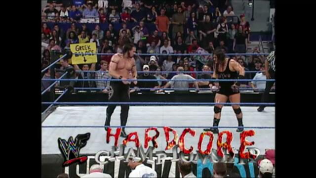 Rhyno vs Bradshaw WWF Hardcore Championship