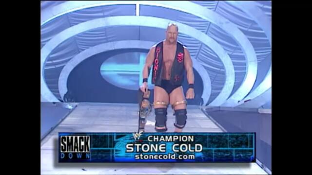 Steve Austin vs Spike Dudley WWF World Heavyweight Title Match Main Event (SD 14.06.2001)