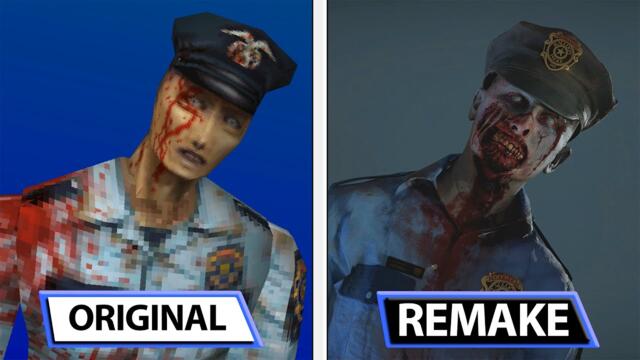 Resident Evil 2 & 3 | Original VS Remake | Monsters & Characters Comparison | Analista De Bits