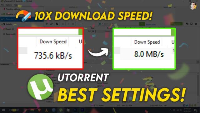 How to Speed Up uTorrent Downloads ( 2022 ) | 10X Download Speed! | Speed Up Utorrent