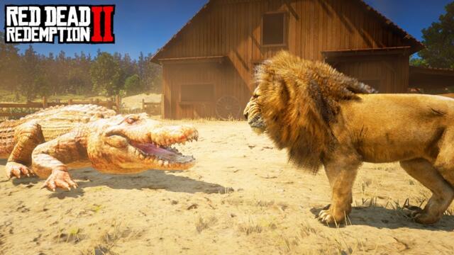 Red Dead Redemption 2 - Animals Fight