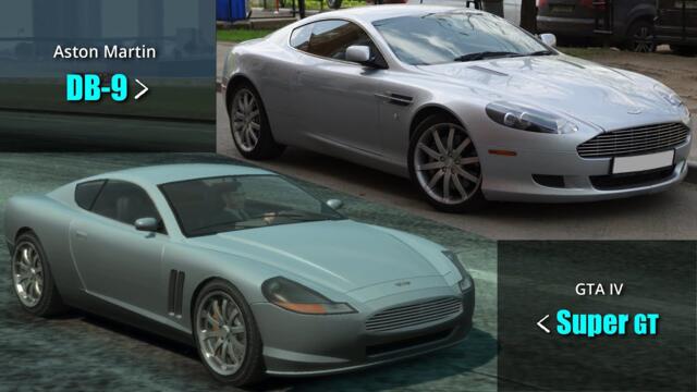 GTA IV cars VS Real Life Cars#1 | All Super Cars & Sports cars