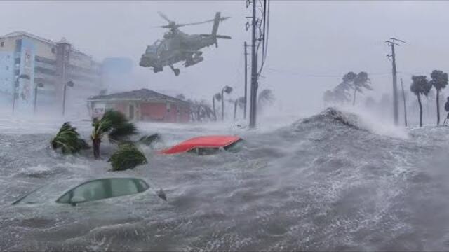Breaking news from Russia ! The Black Sea trembles! Storm surge waves and ice winds in Novorossiysk