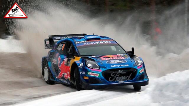 Flat out & Action | Shakedown WRC Rally Sweden 2023 [Passats de canto]