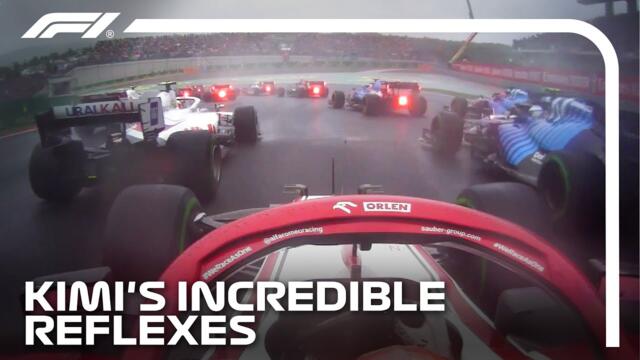 Kimi Raikkonen's Incredible Reflexes In F1!