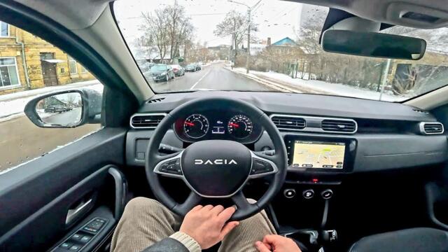 2023 NEW Dacia Duster - Journey [ TCe 150hp EDC ] POV Test Drive | Fuel consumption information