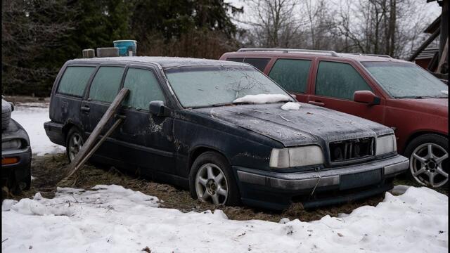 Starting Volvo 850 (5 Cylinder) After 9 Years + Test Drive