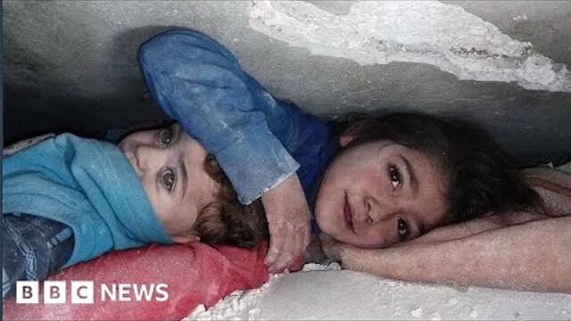 Challenge of getting help to Syria's earthquake victims - BBC News