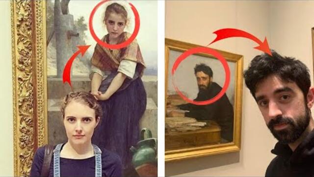 When you find yourself in Art Museum 😱 | Those are time travelers? 😲