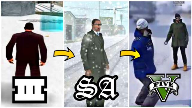Evolution of WINTER/SNOW in Grand Theft Auto Games[Mods] | 2001-2020 |