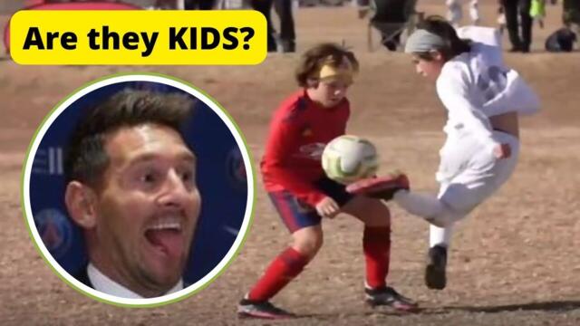 You won't regret watching those talented football skills for kids😱 #1