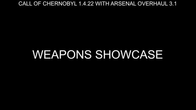 S.T.A.L.K.E.R. Call of Chernobyl with Arsenal Overhaul: ALL Weapons Showcase.