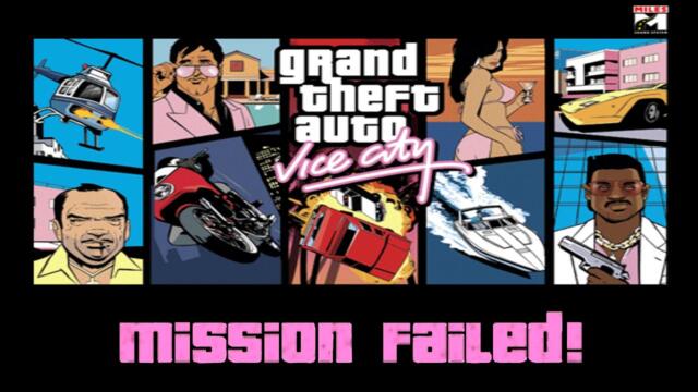 GTA: VC but every MISSION FAILED