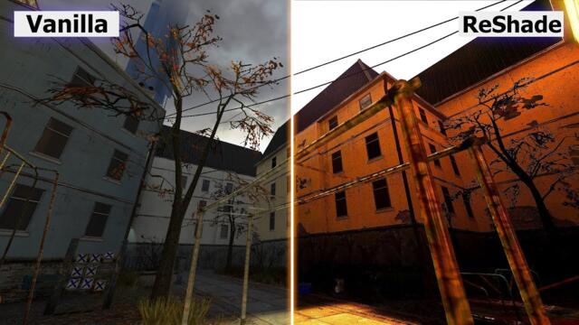 Half-Life 2 – Vanilla vs. ReShade Comparison