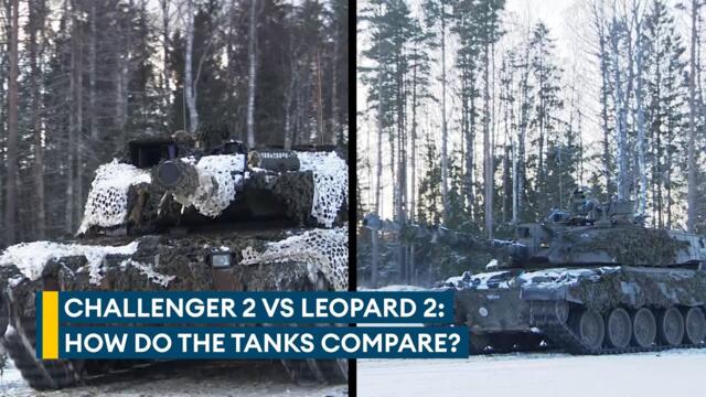 How Challenger 2 & Leopard 2 tanks can pack different punches for Ukraine