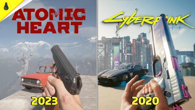 Atomic Heart vs Cyberpunk 2077 - Details and Physics Comparison