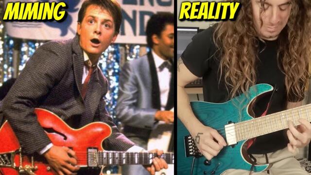 This Is What Marty McFly's Guitar Playing ACTUALLY Sounded Like (Back To The Future)