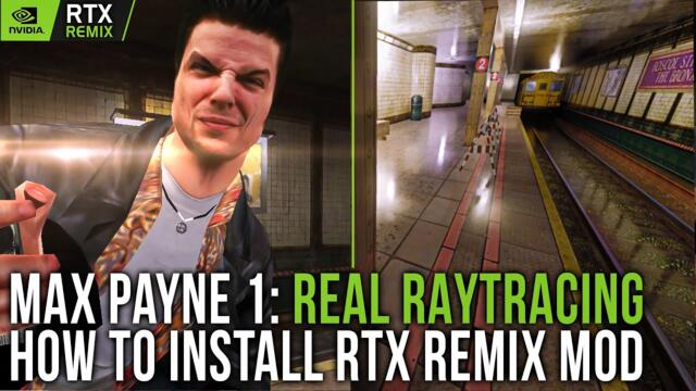 RTX Remix: How to install with Max Payne 1 (including Gameplay Footage)