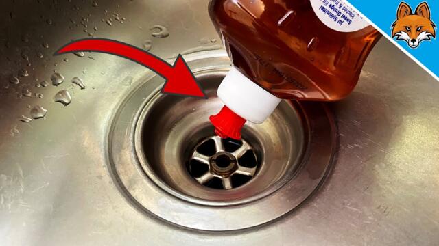 SECRET Plumber Trick: Unclog Drain in SECONDS 💥 (Extremely simple) 🤯