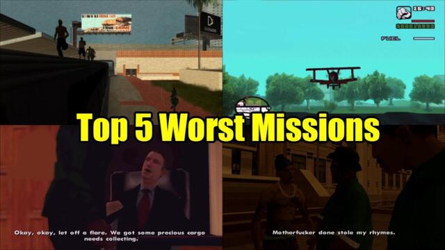 Top 5 Worst Missions In GTA San Andreas