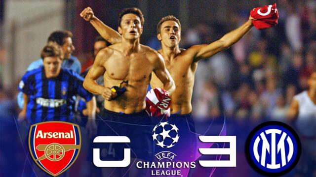 Arsenal 0-3 Inter #UCL Group Stage 2003-2004 (1st Leg) °All Goals & Highlights°