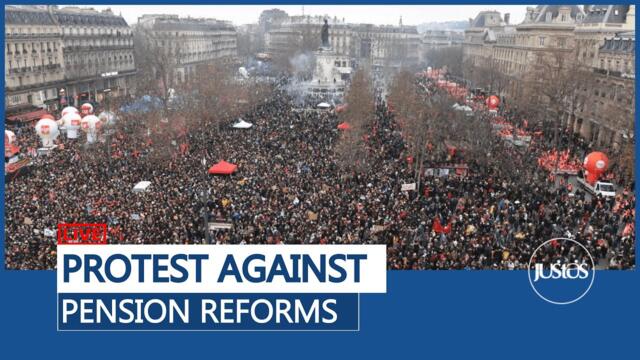 Масови протести срещу пенсионните реформи на Макрон Ротшилдски - Франция, 16.03.2023