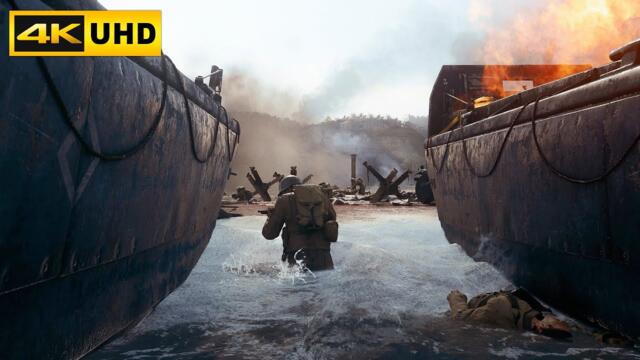 D - Day WWII | Normandy 1944 | Realistic Ultra High Graphics Gameplay [4K 60FPS UHD] Call of Duty